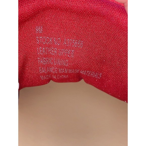 Laurie Felt Women's Lace Up Tennis Shoes Red Suede US 9M - Picture 11 of 11